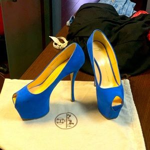 Giuseppe Zanotti Peep Toe Platform Pumps size 41